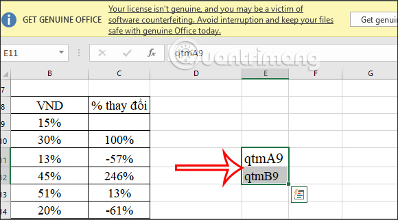 Cách chuyển cột thành hàng, hàng thành cột trong Excel - Ảnh minh hoạ 4