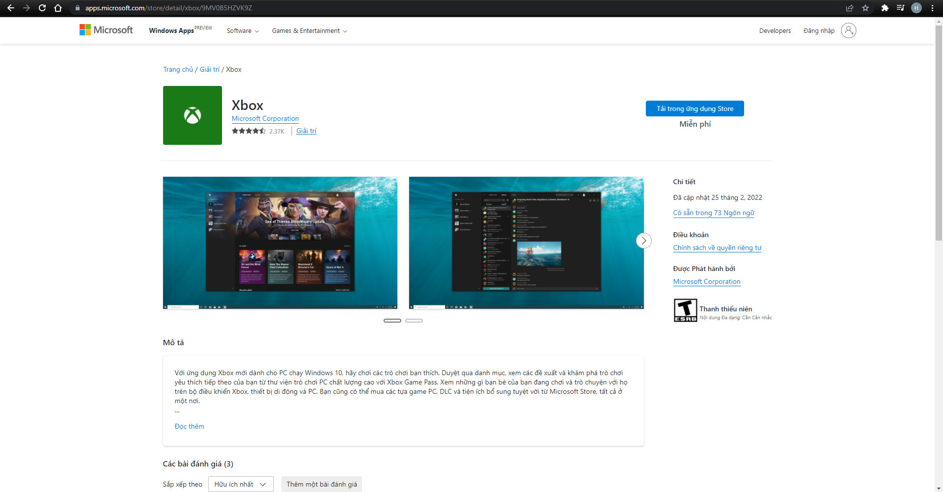 Giao diện web mới