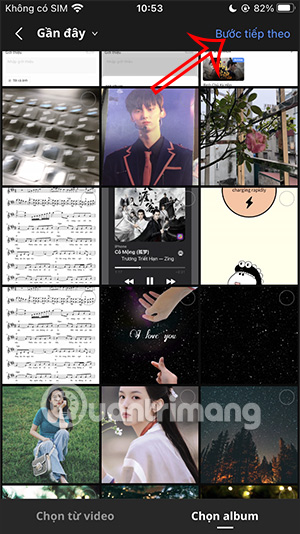 Chọn ảnh bìa trong album