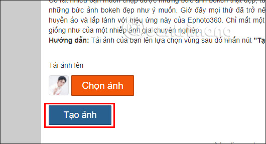 Tạo ảnh trực tuyến