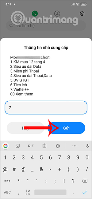 Truy cập chương trình đổi điểm Viettel++