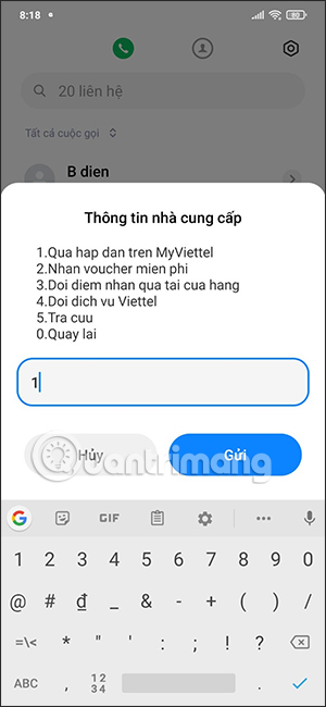 Tra cứu quà Viettel++