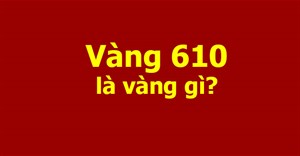 Vàng 610 là vàng gì?