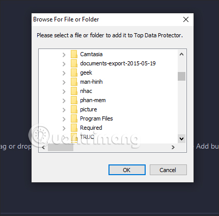 Cách dùng Top Data Protector bảo mật file, folder - Ảnh minh hoạ 3