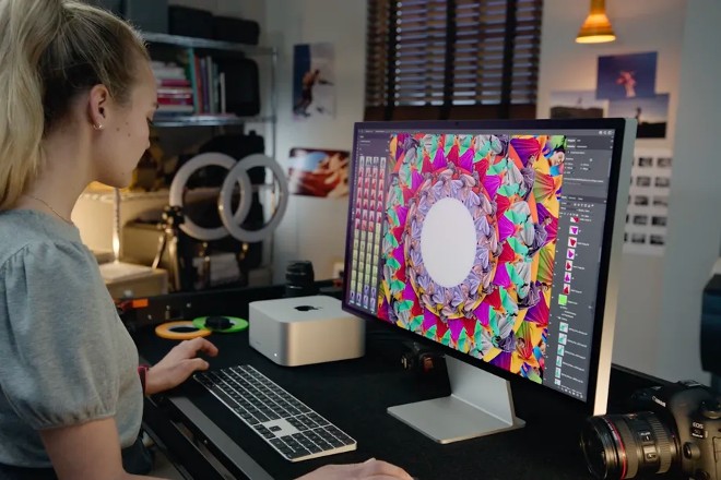 Apple Studio Display: Màn hình 27 inch 5K, có camera 12MP và chip A13, giá từ 1.599 USD