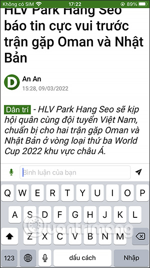 Gửi bình luận