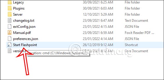 Khởi chạy Flashpoint BlueMaxima