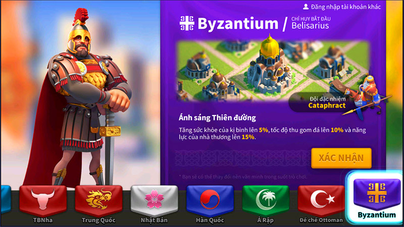 nên chọn nước nào để chơi ROK