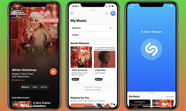 Shazam sở hữu một cơ sở dữ liệu không lồ thông tin về các bài hát
