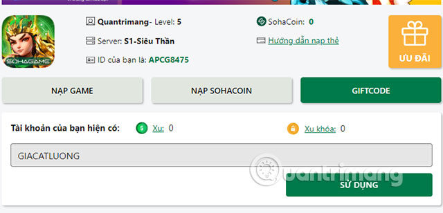 code sieu than quan su