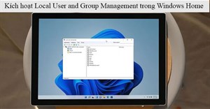 Cách kích hoạt Local User and Group Management trong Windows 11 và 10 Home