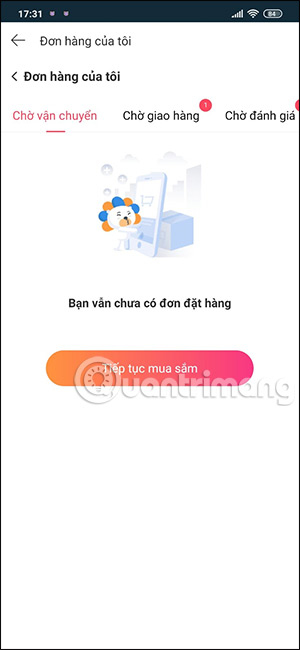 Đơn hàng trên Lazada