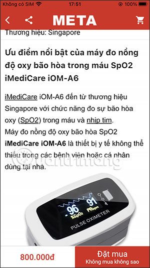 Cung cấp thông tin sản phẩm