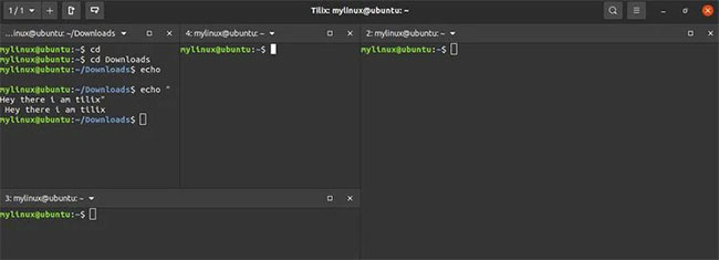 Tilix - Ứng dụng giả lập terminal dành cho Linux
