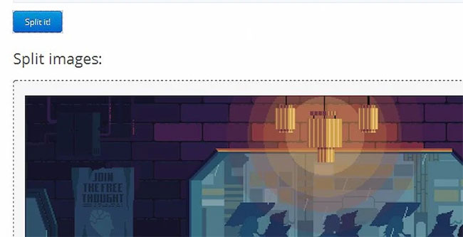 Tách GIF trực tuyến trong Ezgif