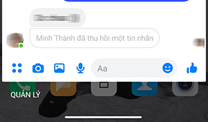 Tin nhắn bị thu hồi vẫn có thể đọc tại phần Tin nhắn của Notisave
