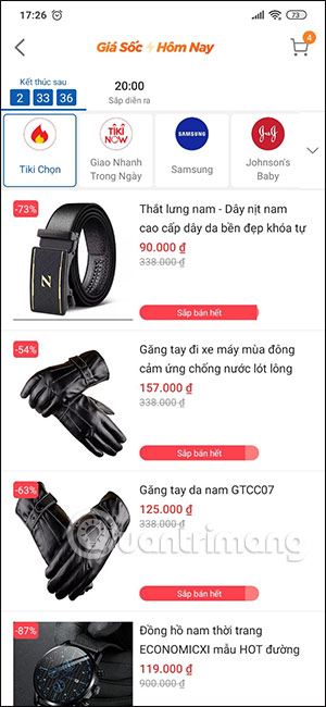 Chương trình sale hấp dẫn