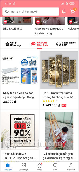 Các ưu đãi trong ngày