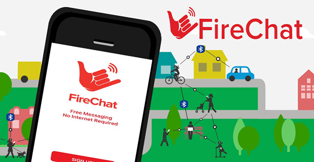 FireChat biến điện thoại thành bộ đàm không cần kết nối Internet