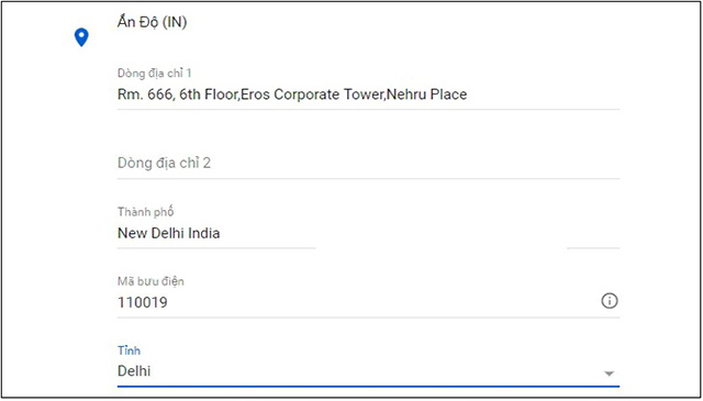 Nhập địa chỉ đăng ký YouTube Premium