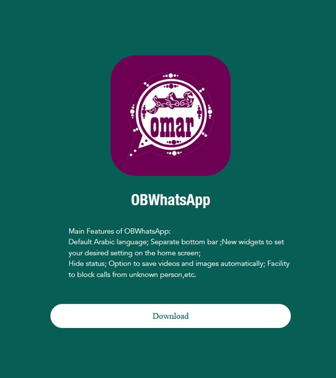 Ứng dụng mod WhatsApp chứa mã độc