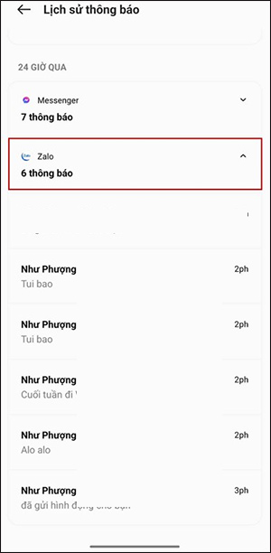 Xem tin nhắn đã thu hồi trên Realme