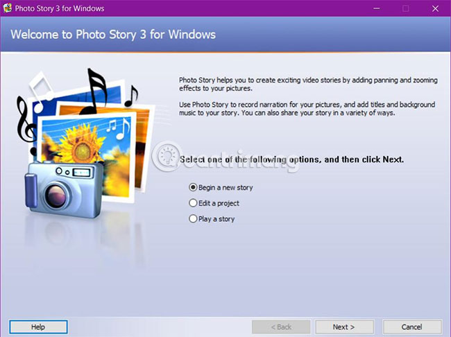 Photo Story 3 for Windows - QuanTriMang.com