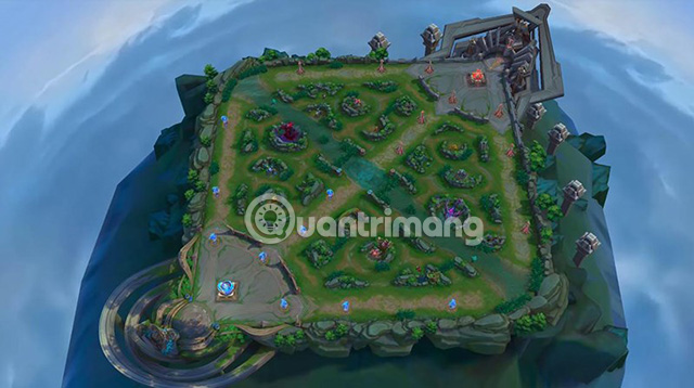 Bản đồ chính được sử dụng trong Liên Quân Mobile