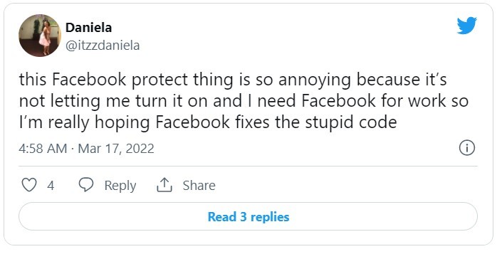 Facebook Protect chỉ đem đến phiền hà