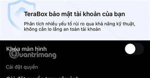 Cách đặt mật khẩu TeraBox, đặt pass TeraBox