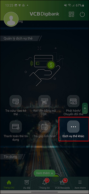 Dịch vụ thẻ ATM Vietcombank