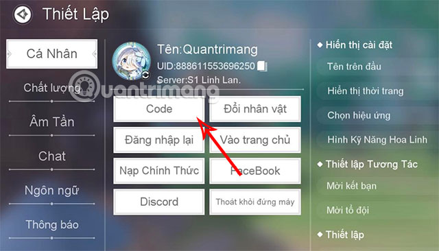 code neverland mới nhất
