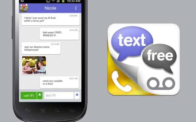 TextFree là ứng dụng nhắn tin, trò chuyện và gọi điện miễn phí