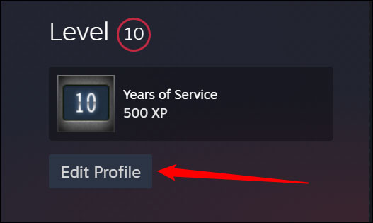 Nhấp vào nút “Edit Profile”
