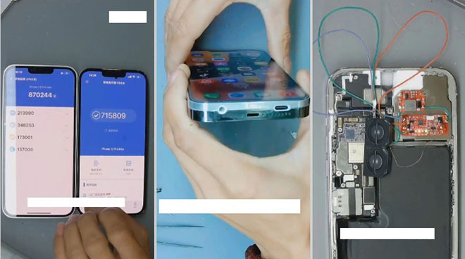 Sau khi được “độ”, chiếc iPhone 13 Pro Max “Ultra” có vẻ bề ngoài khá thô