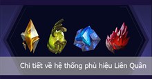 Chi tiết về hệ thống phù hiệu Liên Quân