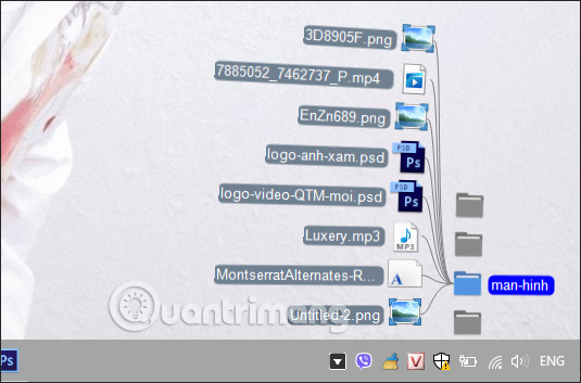 Duyệt thư mục trên Dock Folders