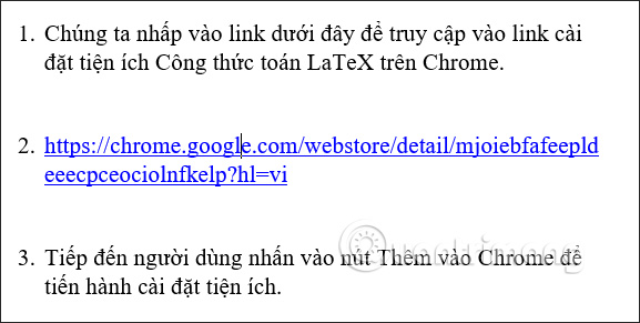 Số thứ tự văn bản Word