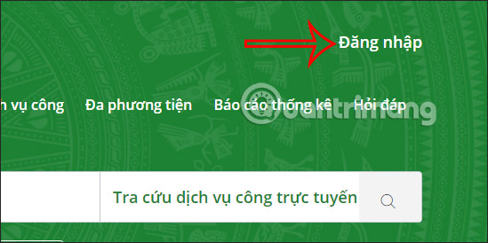 Đăng nhập Cổng dân cư quốc gia