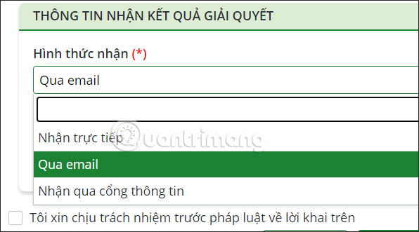 Gửi hồ sơ xóa đăng ký tạm trú