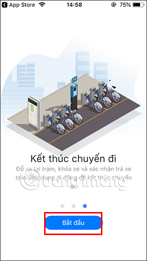 Sử dụng ứng dụng TNGO