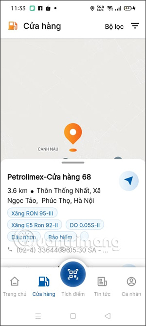 Cửa hàng xăng
