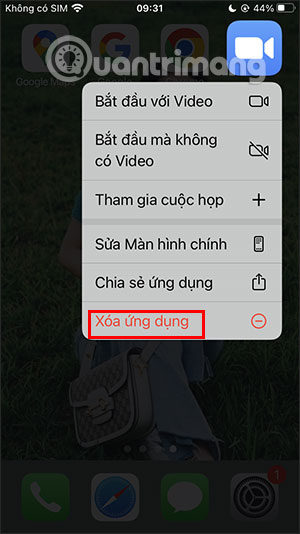 Xóa ứng dụng iPhone
