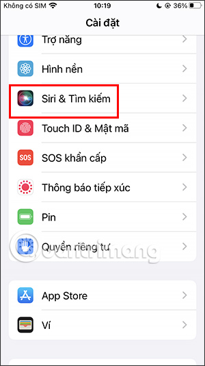 Siri và Tìm kiếm