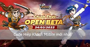 Code Hiệp Khách Mobile mới nhất 10/2024 