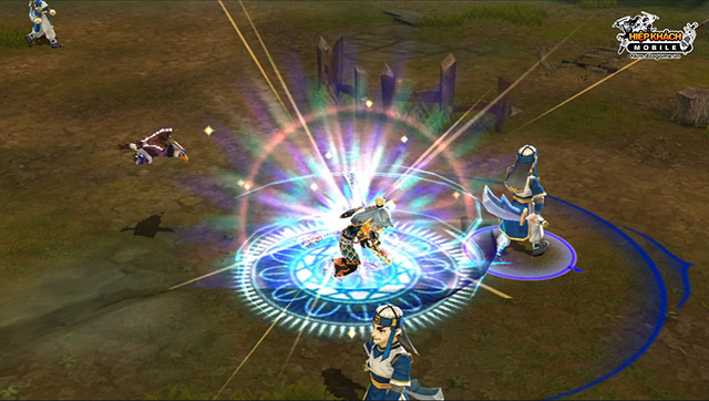 Một cảnh chiến đấu trong Hiệp Khách Mobile