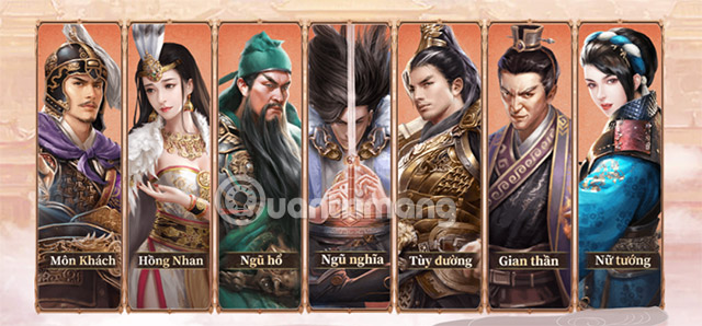 Hệ thống nhân vật trong Ta Là Quan Lão Gia