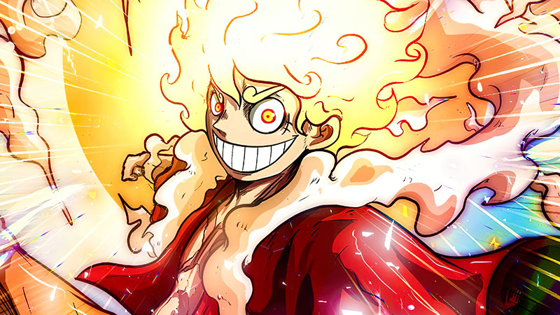 ️FREESHIP️Áo Thun In Hình Monkey D. Luffy Gear 5 - Zoro One Piece Cực Đẹp,  Cực Ngầu
