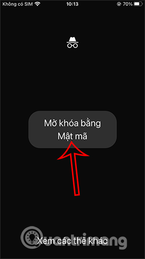 Mở khóa bằng mật khẩu