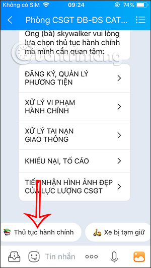 Thủ tục hành chính